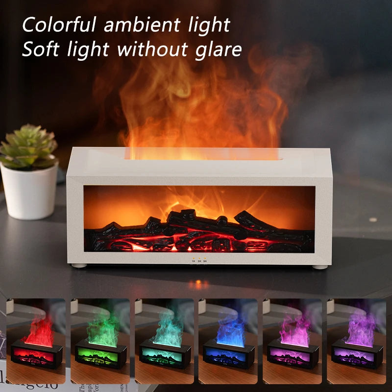 🔥FlameGlow Aroma Diffusor und GlowMist Flame Luftbefeuchter