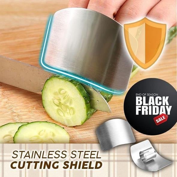 (🔥Black Friday Sale - 50% OFF) 🎁Stainless Steel Cutting Finger Guard