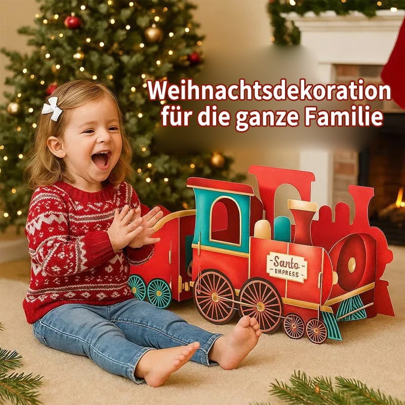 🔥Heißer Verkauf 49% Rabatt🚂Weihnachtsmanns Geschenkzug