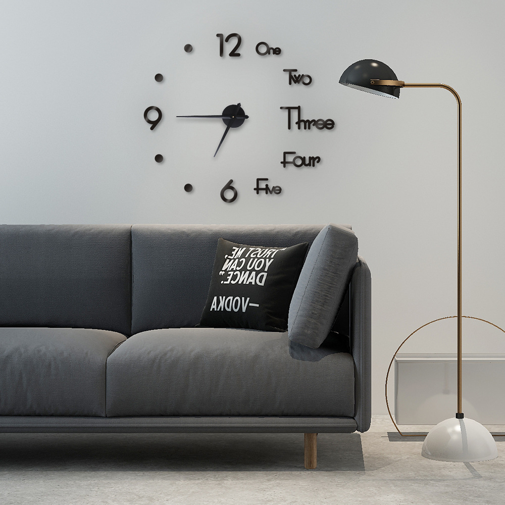 (🔥HOT SALE - 49% OFF) Modern DIY Punch-Free Wall Clock, Buy 2 Get Extra 10% OFF & Free Shipping