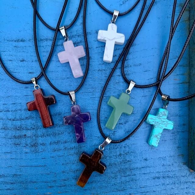 ✝️100% Handmade Crystal Cross Healing Heart