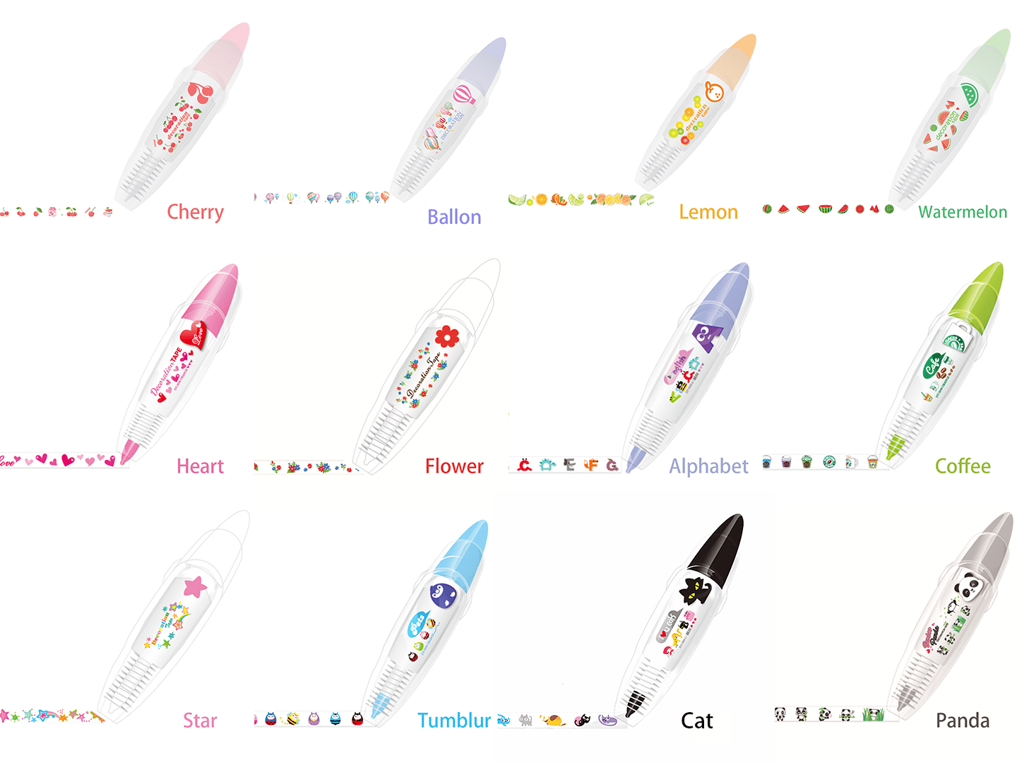 🔥Last Day Promotion 50% OFF🔥DIY Cute Animals Press Type Decorative Pen