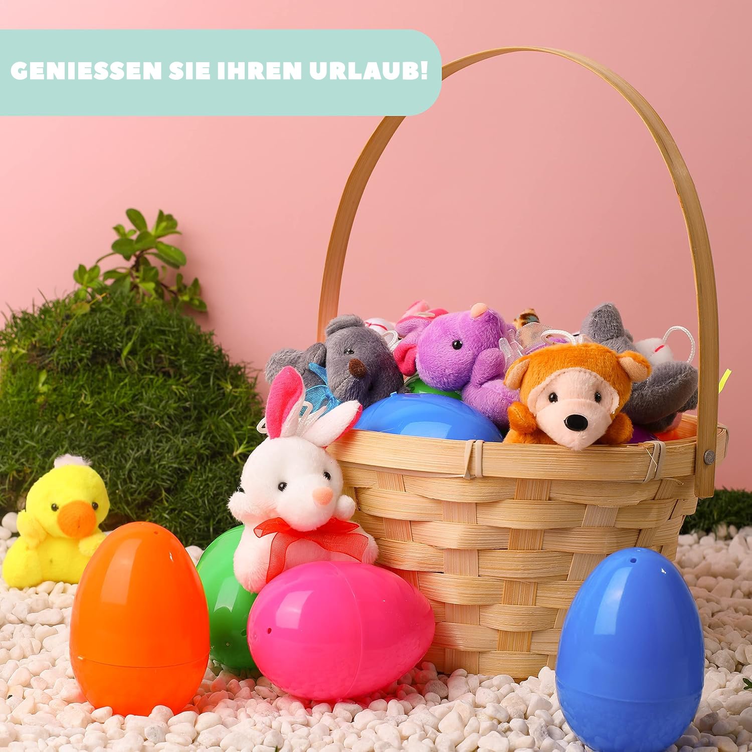 🎁🐣 Oster-Spaß! Überraschungsei mit süßem Plüschtier – einfach öffnen und staunen!