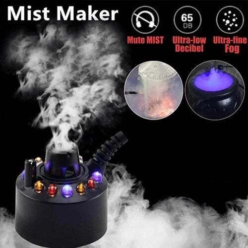 🎃12 LED light Ultrasonic Mist Maker Fogger💥Buy 2 Get Extra 10% OFF +Free Shipping💥