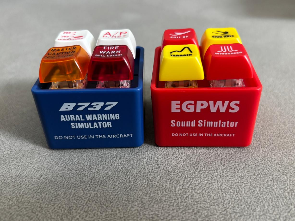 Pilot And Crew Alert Keychain EGPWS Warning Sound Simulator