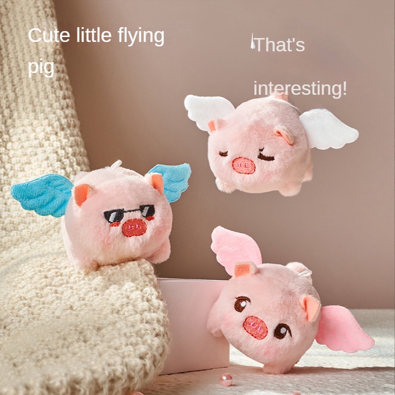 (🌲Early Christmas Sale- SAVE 48% OFF)Spinning Angel Pig Decompression Toy(buy 2 get 1 free now)