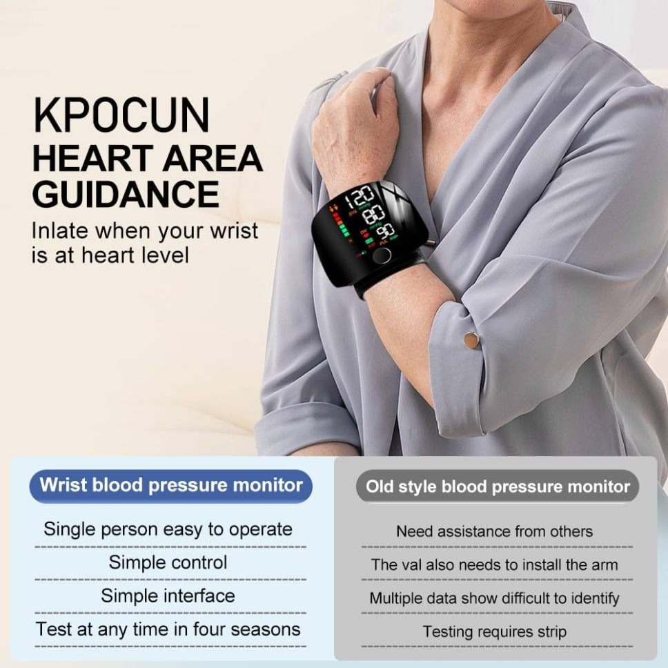🔥Last Day Sale 60% OFF -Led Display Wrist Blood Pressure Monitor 🎁Buy 2 Free Shipping