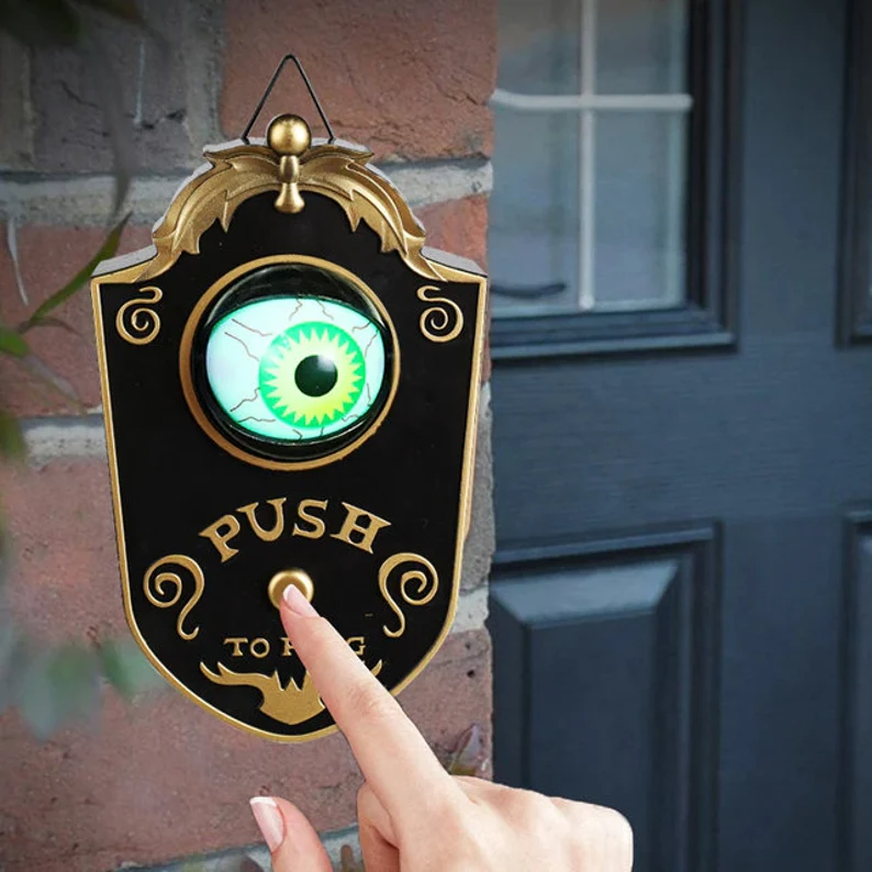 (🌲Early Christmas Sale - 48% OFF)Halloween One Eyed Doorbell Haunted Decoration(BUY 2 GET FREE SHIPPING)