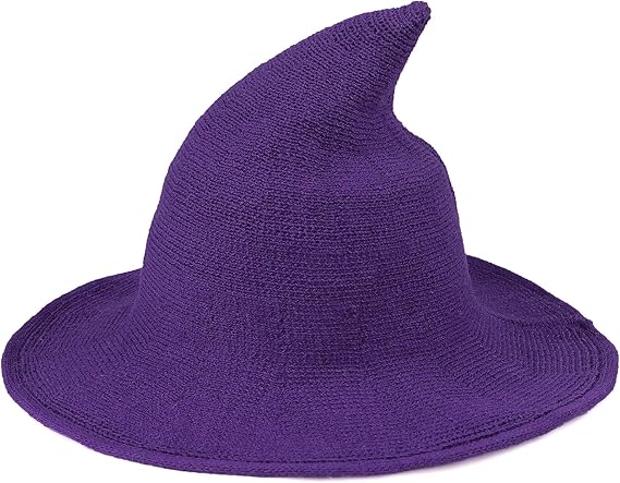 🎁Last Day Sale - 70% OFF👻Women Gothic Knitting Black Wizard Hat