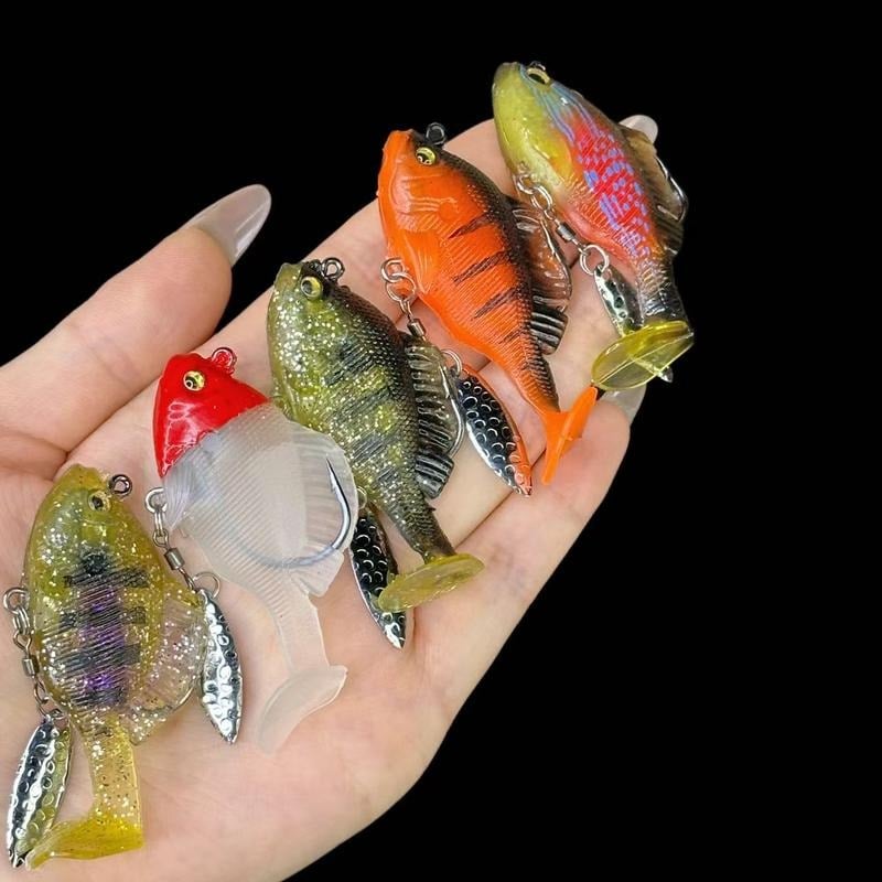 💥LAST DAY SALE 50% OFF💥6Pcs Multiple Pre-Rigged Jig Head Soft Fishing Lures