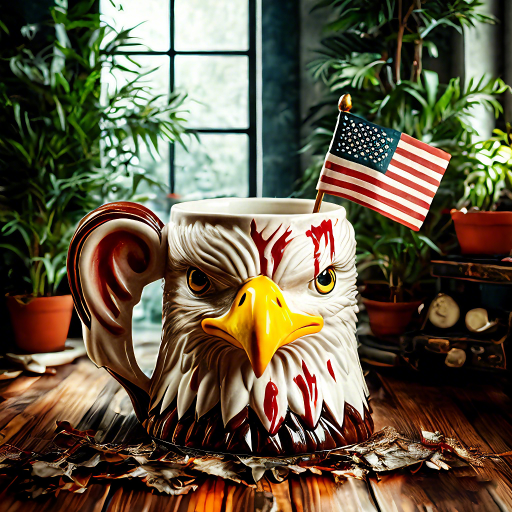 Patriotic Eagle Coffee Mug