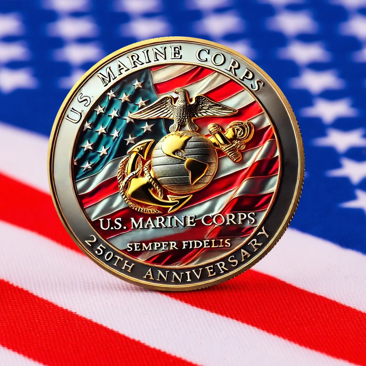 🎖250th Anniversary U.S. Marine Corps Commemorative Coin