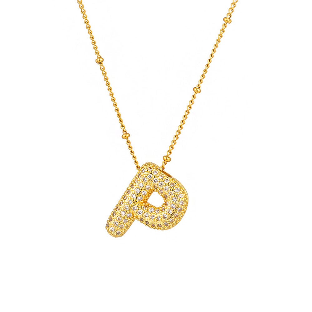 🔥Last Day Promotion 48% OFF-🎁-Initial Bubble Necklace