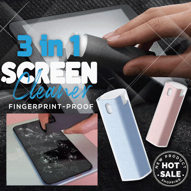 (🎅Last Day Christmas Sale- 49% OFF)Spray and Wipe Screen Cleanser-🔥BUY 2(GET 1 FREE)