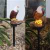 🔥Handmade American Eagle Solar Garden Light