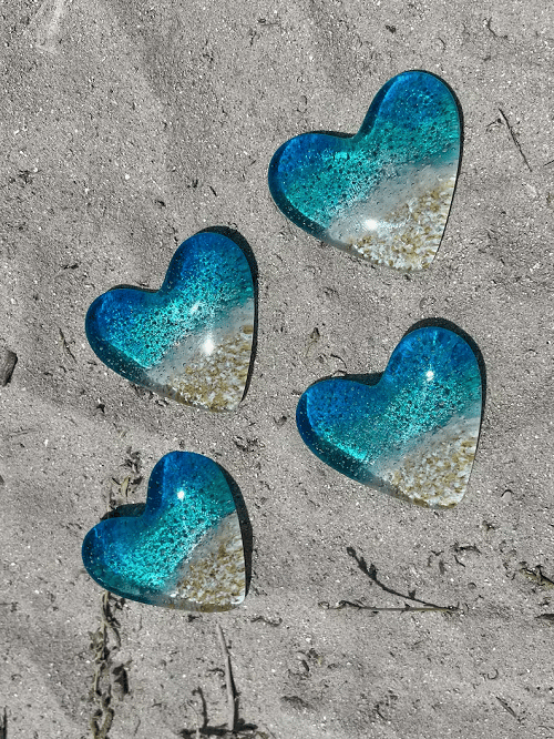 🔥LAST DAY 49% OFF - 🎁Glass Beach Pocket Heart (BUY 2 GET 1 FREE)