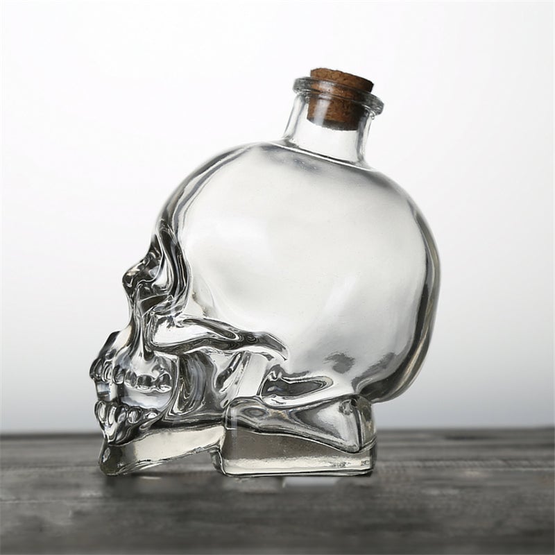 Doomed Crystal Skull Liquor Decanter