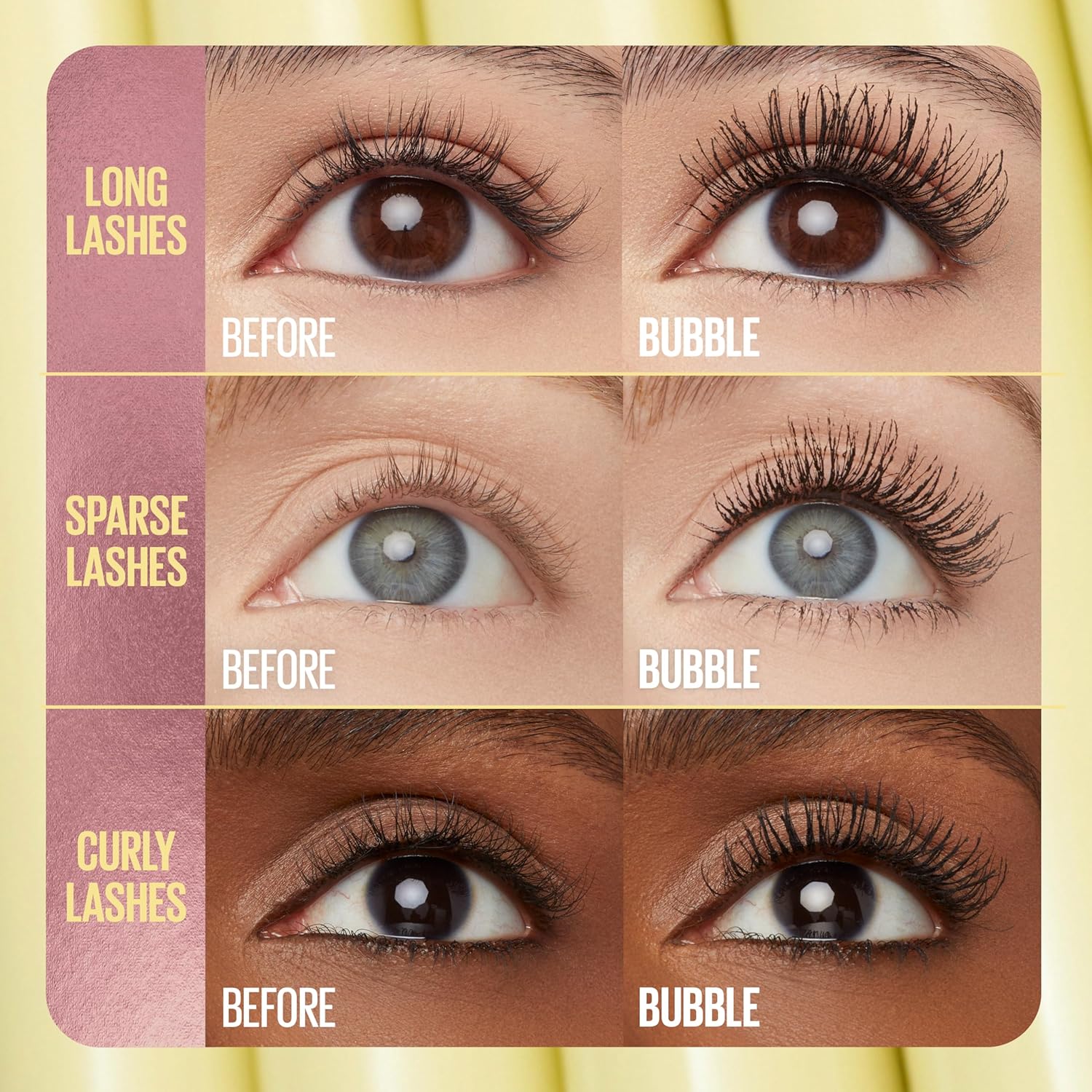 Bubble Mascara 💯✨ Volumen- und Längenformel für kräftige, getrennte Wimpern