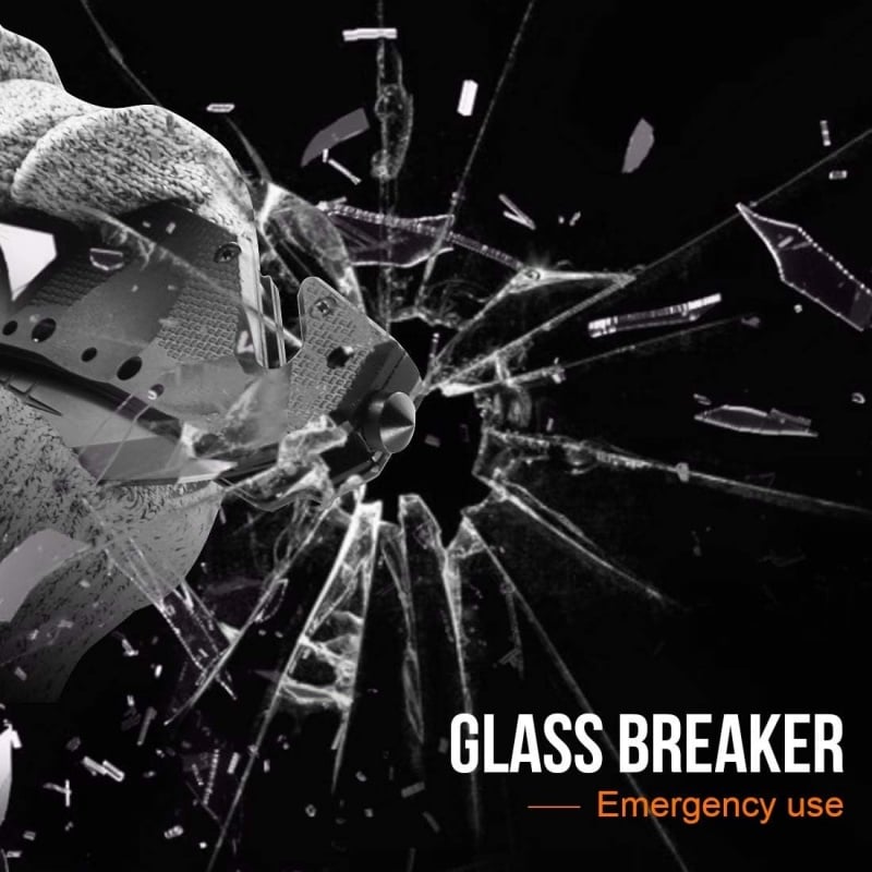 🎁TikTok Last Day Sale - 70% OFF🔥Nighthawk Survival Knife! ⚔️ Glass Breaker + Multi-Tool
