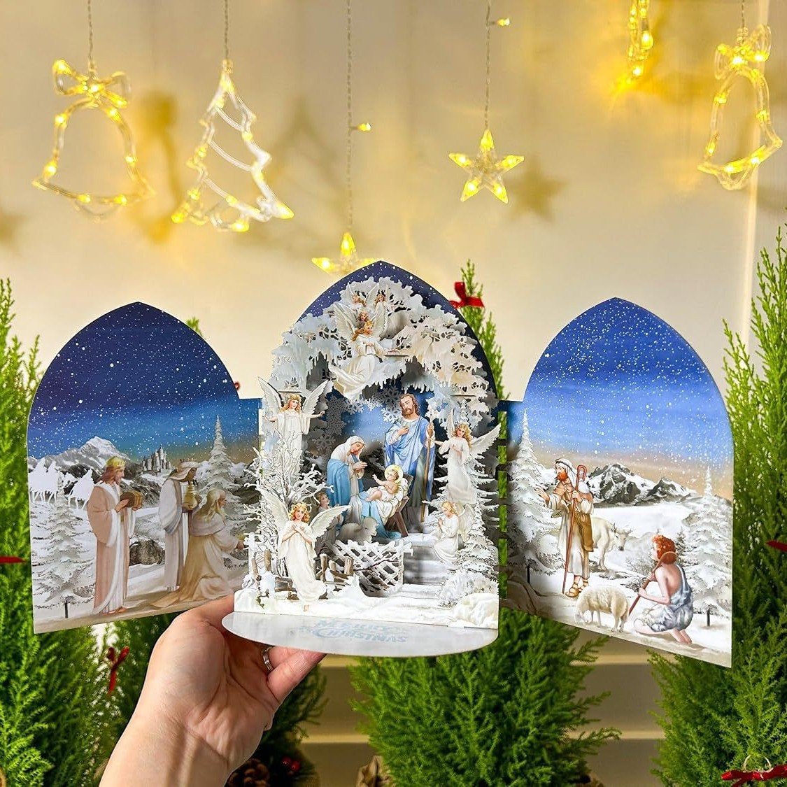 🔥Last Day Promotion 48% OFF-🎁-Christmas Birth Scene Greeting 3D Card