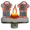 🌲🧊Cute Christmas Ice Cube Bonfire Night Lights