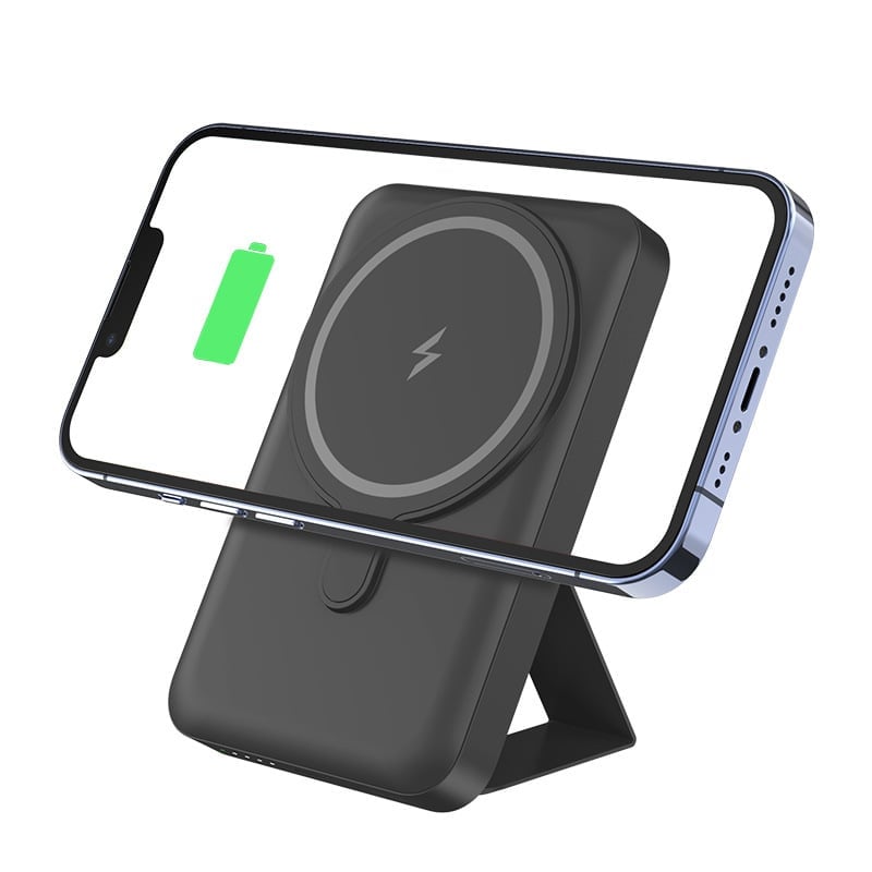 🔋5000 mAh Tragbare kabellose magnetische Powerbank