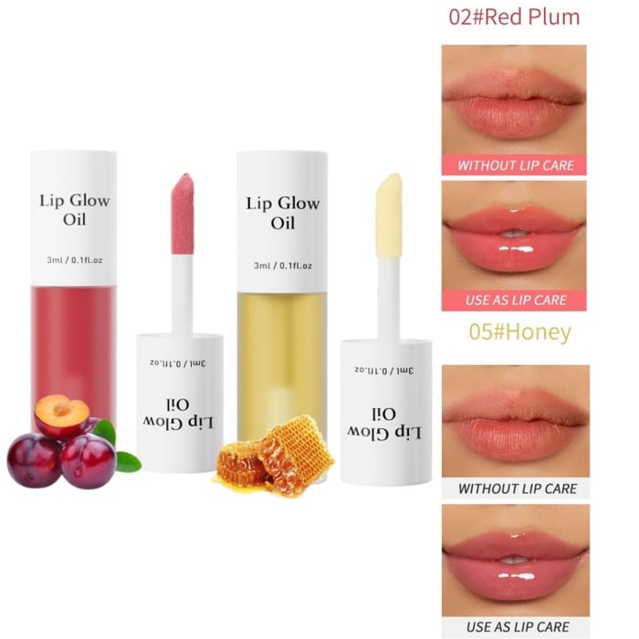 💋 Get the Perfect Pout✨ Tinted Lip Glow Oil - For Lush, Hydrated Lips with a Natural Glow! 💖