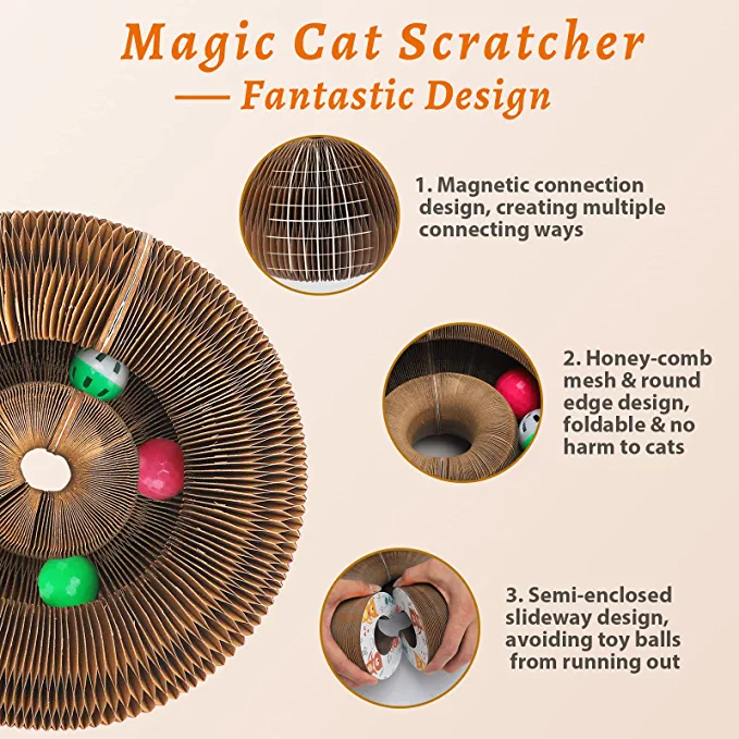 (🔥Last Day Promotion- SAVE 48% OFF)Magic Cat Scratching Toy(Buy 2 Free Shipping NOW)