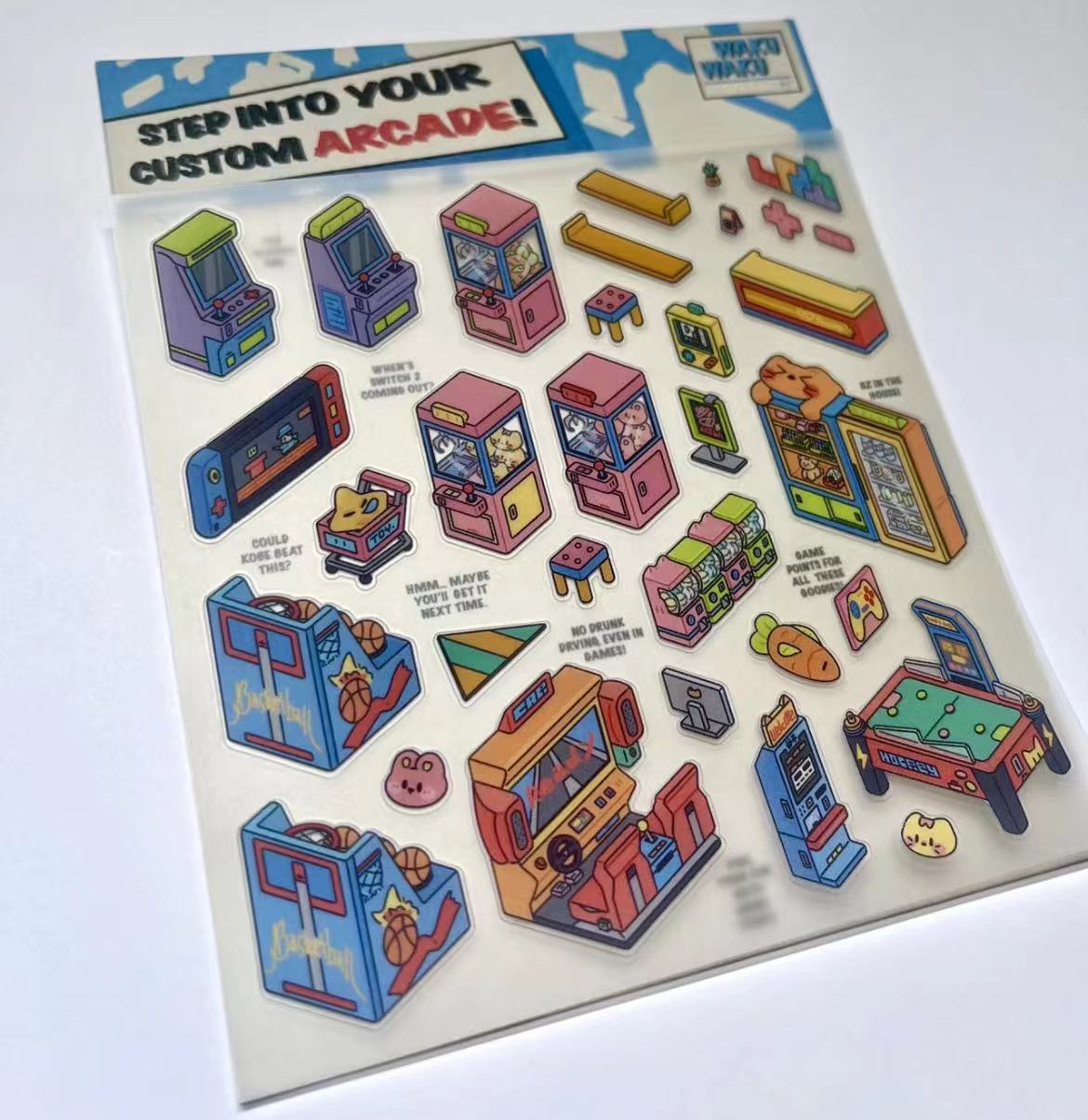 DIY 3D Scene Stickers: Make A Record Shop|Game Store|Parcel Hub