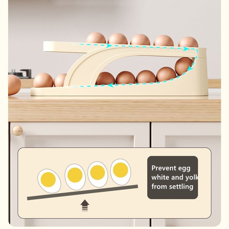 Nuevo Doble Enrollable Automático-Dispensador De Huevos De Capa - Compra 3 Envío Gratis