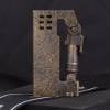 2024 Newest Brass One Button Push Mechanical Machete Lighter