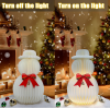 🎁Christmas Decorations Light Up Paper Snowman & Christmas Tree