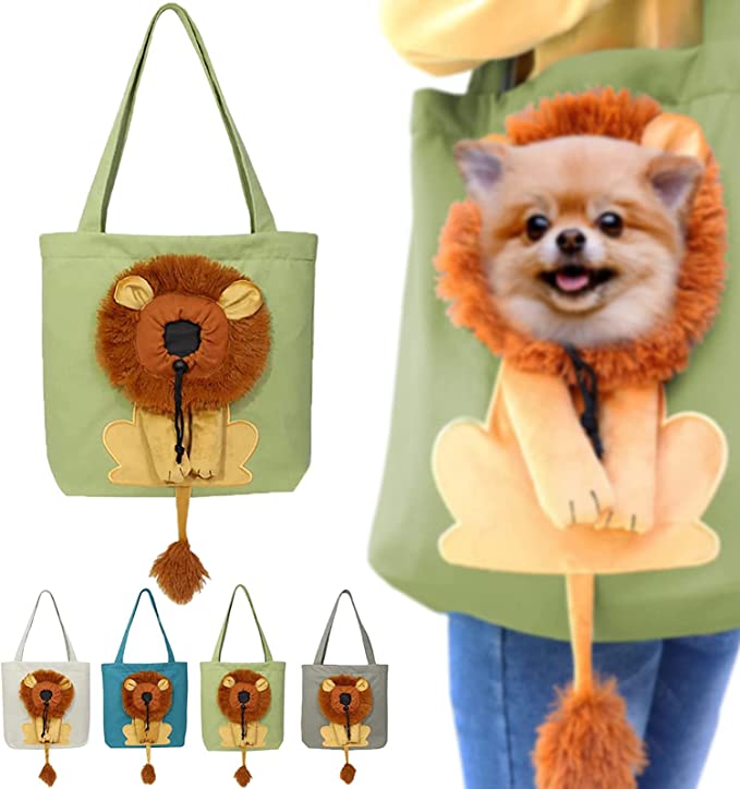 🦁Pet Canvas Shoulder Carrying Bag