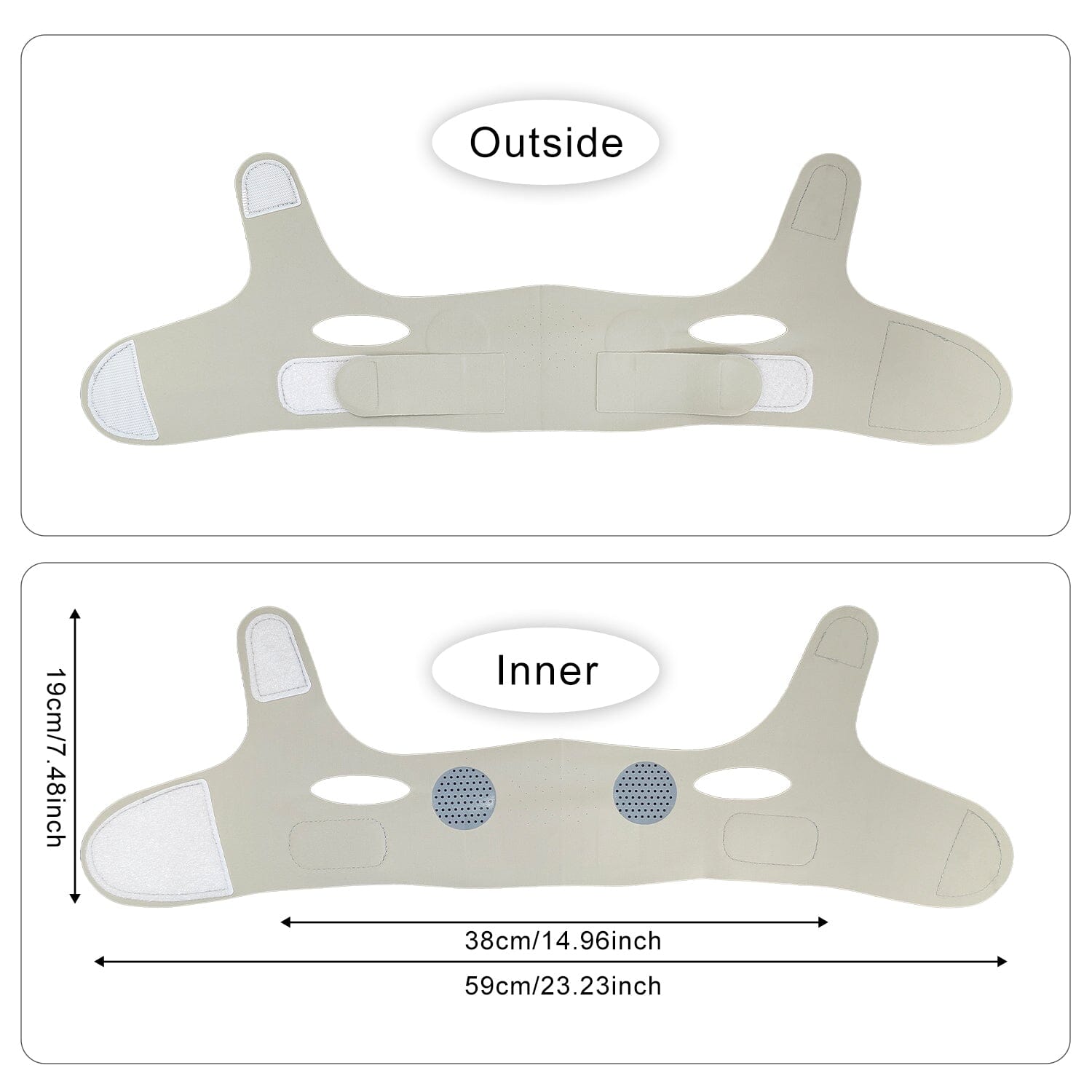 ⏰LAST DAY SALE 50% OFF💥Reusable V-Shaped Face Band
