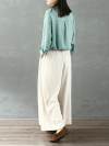 Enlighten Me Cotton & Linen Wide Leg Pant