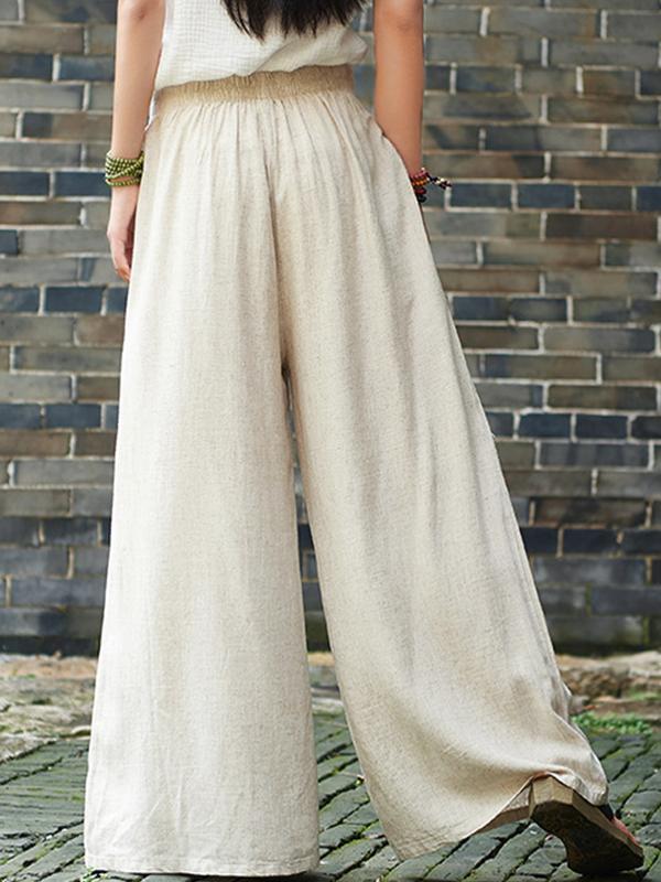 Metallic Emotion Wide Leg Pants