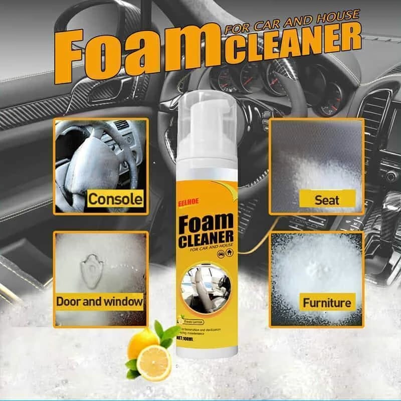 🔥Huge Sale 49% Off🔥Multifunctional Car Magic Foam Cleaner(BUUY MORE SAVE MROE)