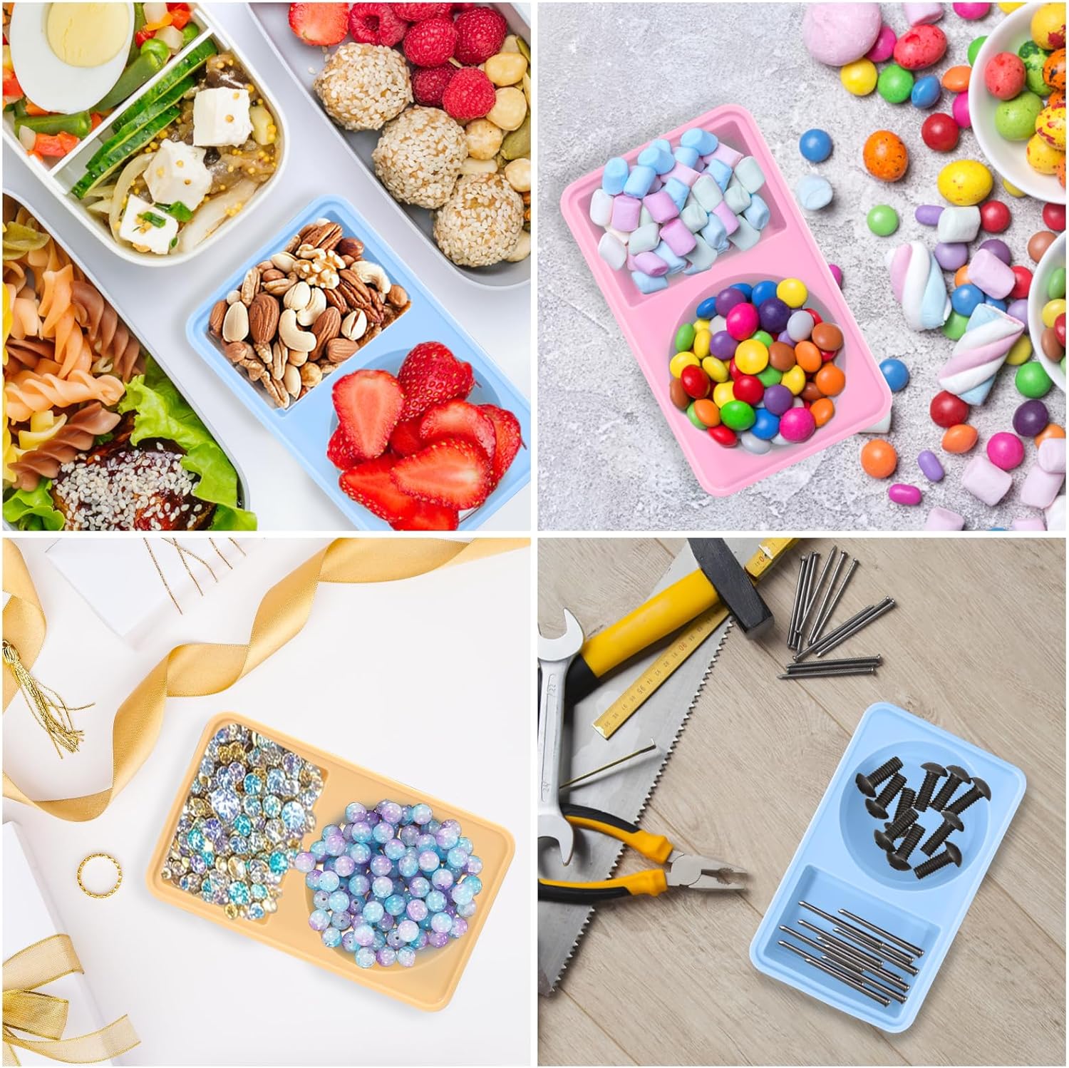 💥LAST DAY SALE 50% OFF💥Silicone Reusable Snack Containers