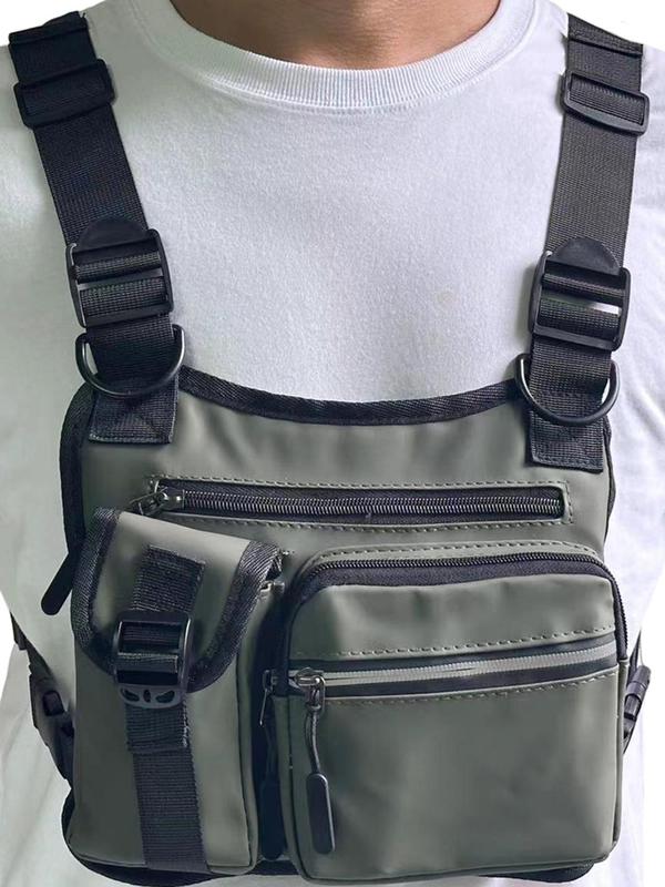 🔥Last Day 60% OFF🔥Adjustable Zipper Multi-functional Chest Bag