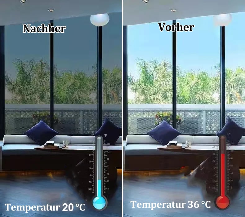 📢Letzter Tag: 49% Rabatt🔥Anti-UV-reflektierende Fensterfolie mit 100 % Sichtschutz