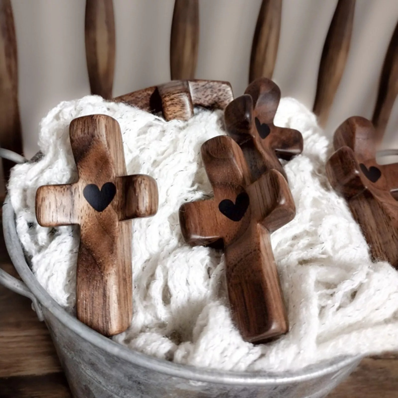 ✝️100% Handmade Wooden Cross My Heart(𝐂𝐡𝐚𝐝 𝐒𝐦𝐢𝐭𝐡 𝐇𝐚𝐧𝐝𝐦𝐚𝐝𝐞®)