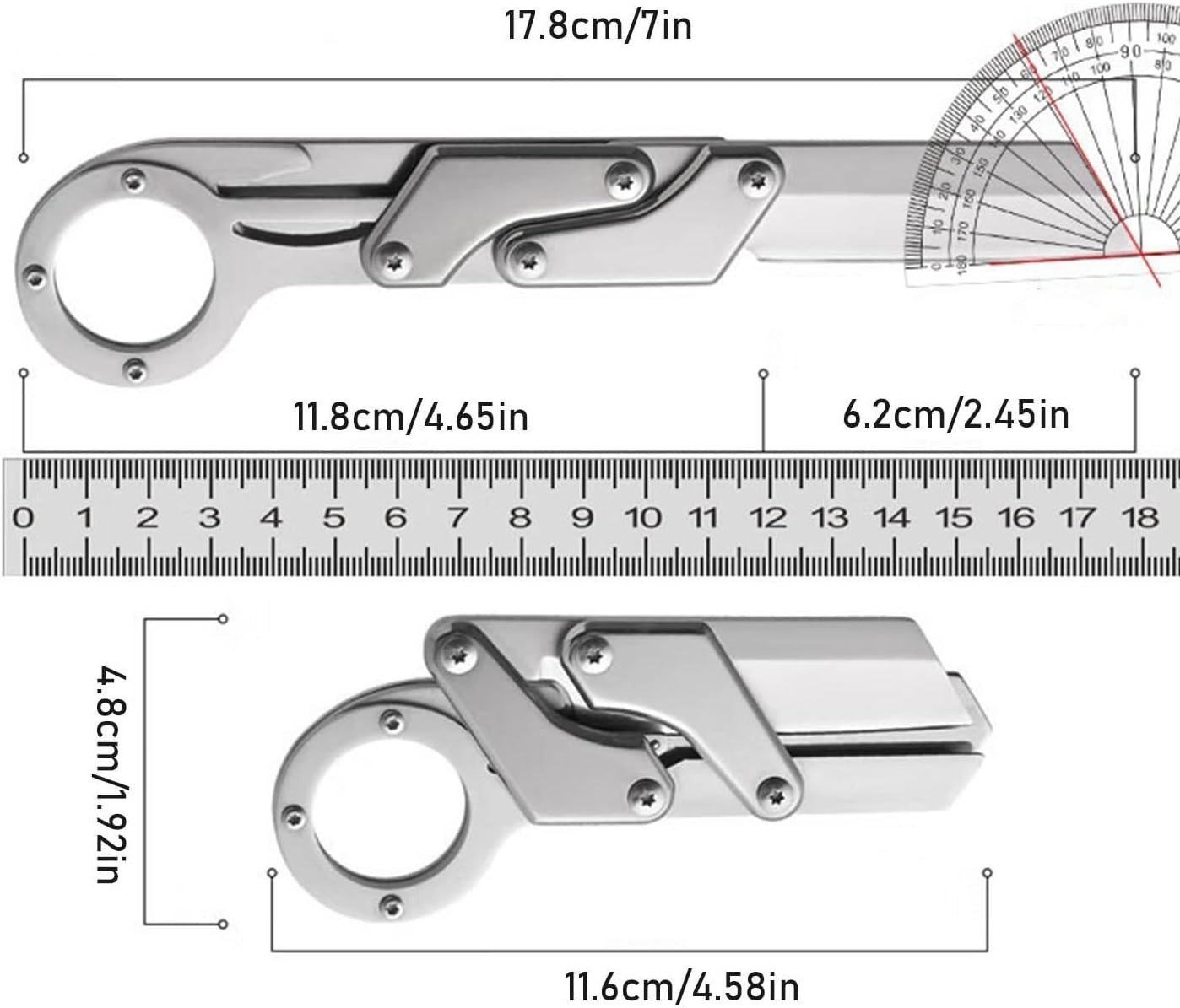 🔥Hot Sale 49% OFF🔪7 Inch Unique  All Steel Folding Knife