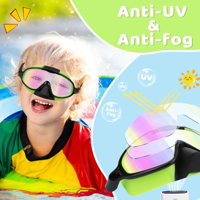 🎁TikTok Last Day Sale - 70% OFF🏊‍♀️HD children's large frame waterproof and anti-fog swimming goggles✨Buy 2 Get Free Shipping