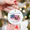 💙Charlie Kirk Quote Memorial Ornament: God Family Country