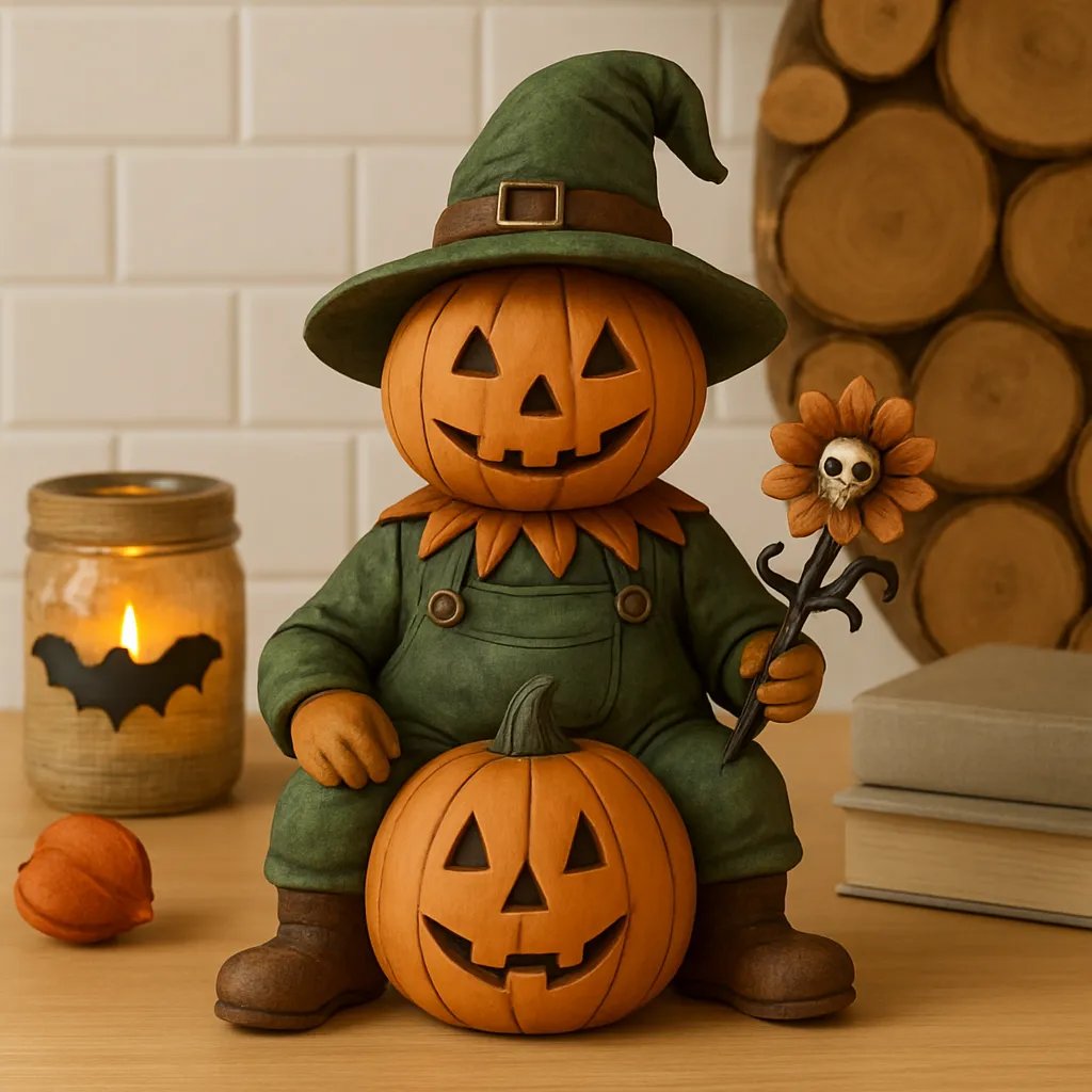🎃 Pumpkin Man Figurine