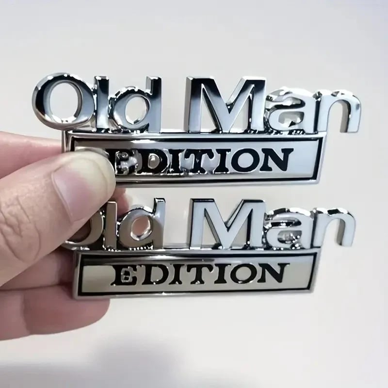 🔥Letzte Tagesaktion 50% RABATT-Old Man Edition Auto-Emblem