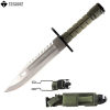 TOSAHWI Handmade U.S. Army Military Style M9 Bayonet Knife, 7.8