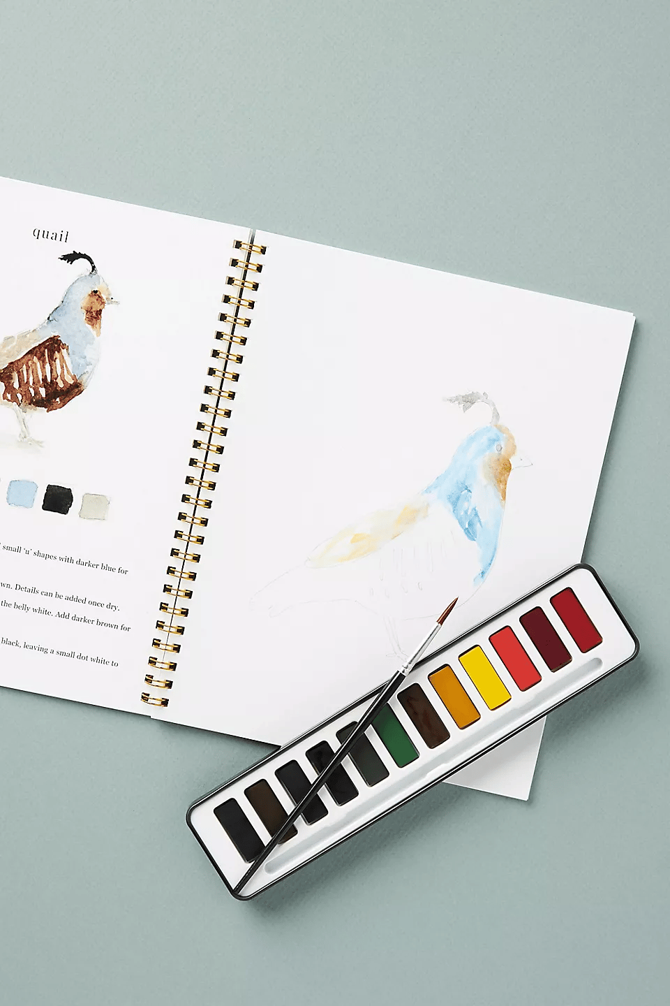 🔥 Letzter Tag: 49% Rabatt! 🖼️ Anfängerfreundliches💕 Aquarell-Workbook