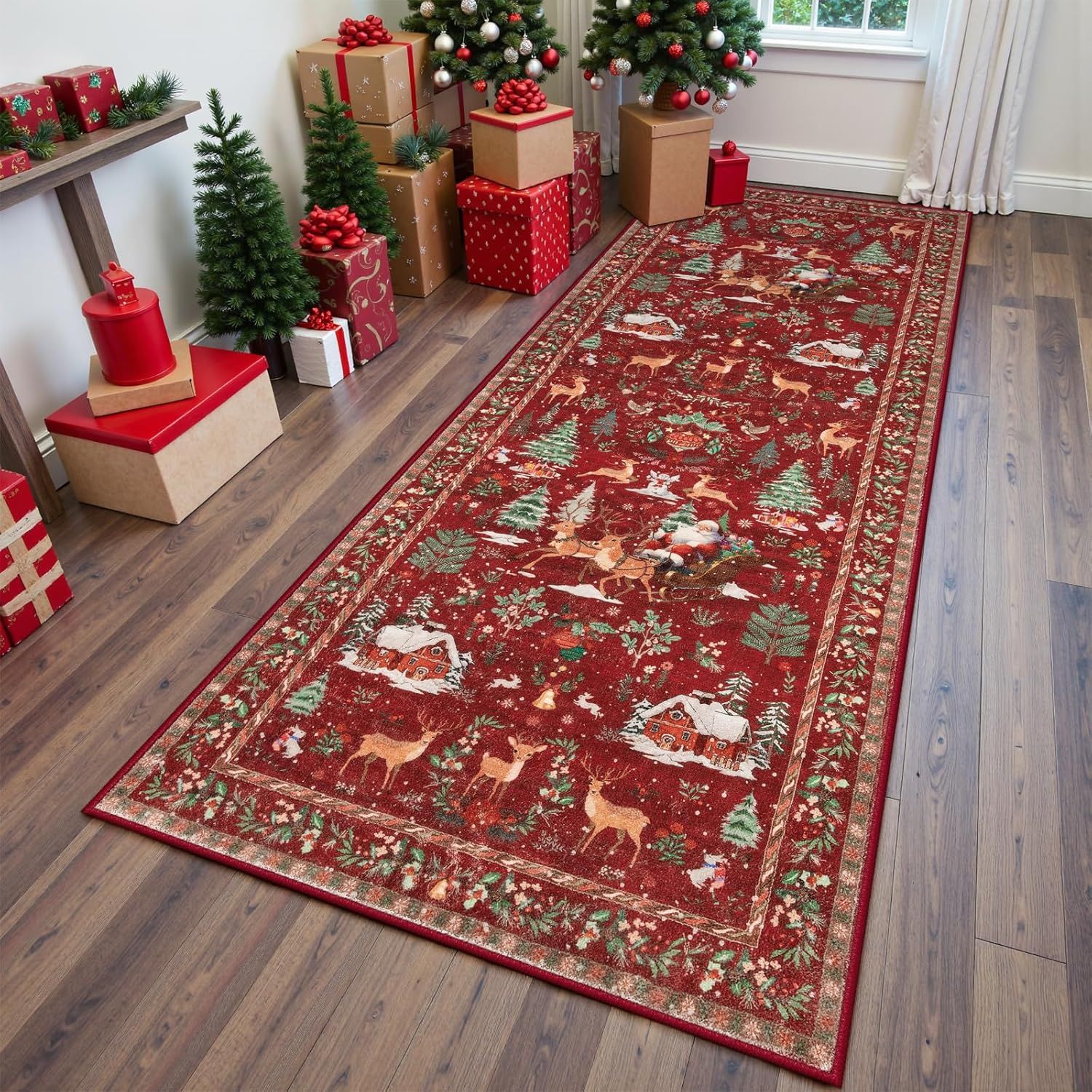 🎁Weihnachts-Schnäppchen 49 % Rabatt⚡Weihnachtsteppich für den Innenbereich