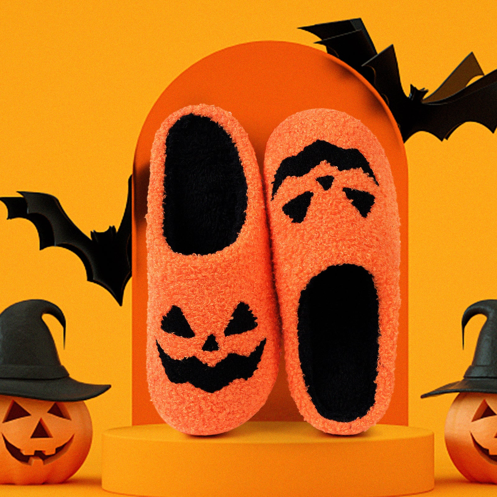 (🎃Halloween Pre - Sale 50% OFF) Halloween Cozy Fall Slippers